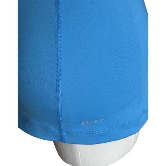 Nike Dri-FIT Blue Racerback Athletic Top Built-In Bra Women's Sz S - Picture 7 of 10